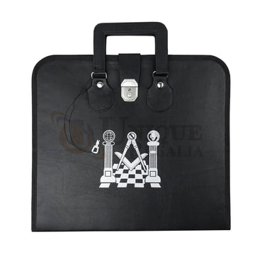 Masonic Apron Case with Printed Pavement Pillars Logo